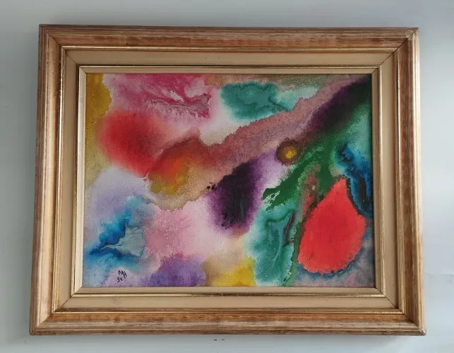 Pintura antiga Com Moldura desapego 
