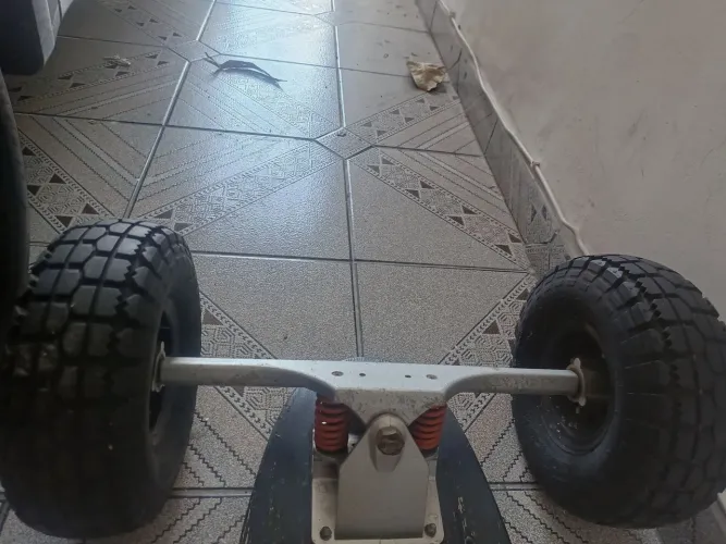 Somente o truck e as rodas em ótimo funcionamento 