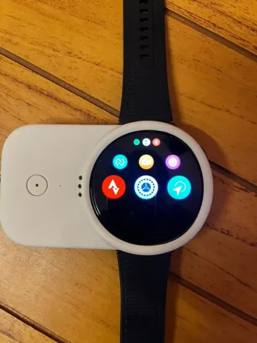 Smartwatch Vwar 4G LTE (Android 13 / Câmera Dupla) - Tela AMOLED