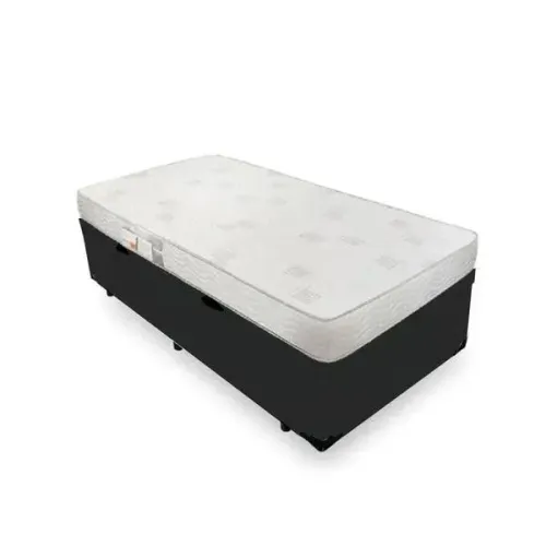 Colchão Solteiro D23 + Base Baú Box