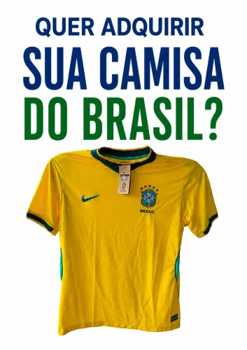 Camisa do Brasil versão Jogador 