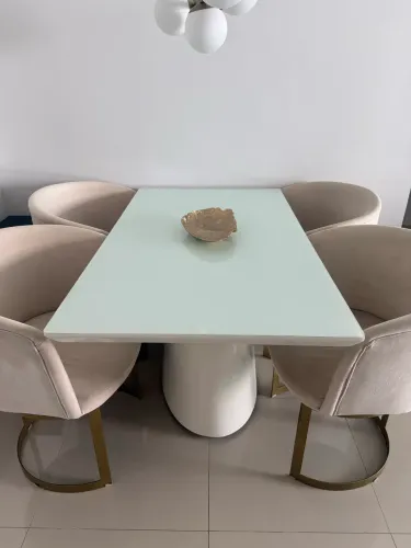 4 cadeiras luxo no suede