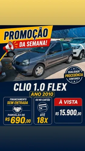 Renault Clio Campus Hi-flex 1.0 16V 3P 2010