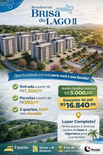 Vendo apartamento lançamento ? Brisas do Lago