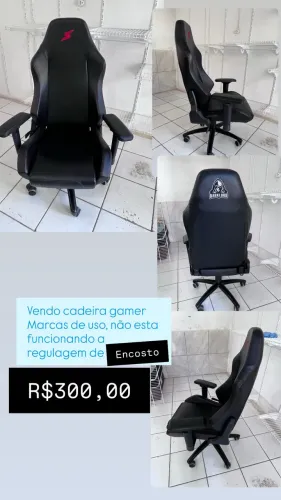 Cadeira gamer usada
