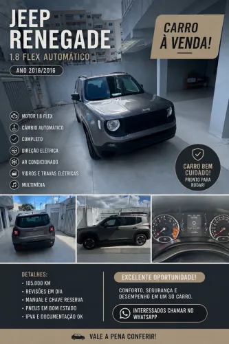 Jeep Renegade 1.8 4X2 Flex 16V Aut. 2021