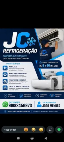 Manutenção preventiva e instalação de central de ar