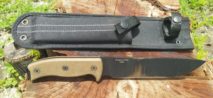 Faca Ontario Rat 7 Full Tang Aço Carbono 1095