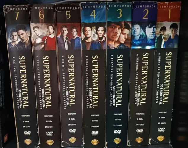 Box DVD série Supernatural Sobrenatural