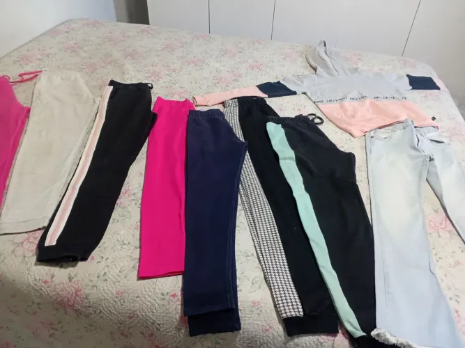 Lote de calças  meninas n 12