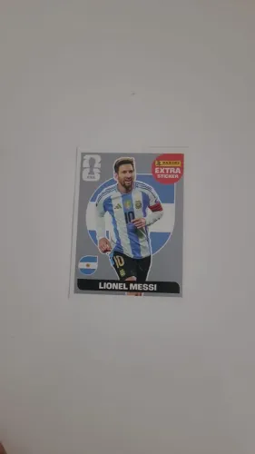 Figurinha Copa do Mundo- Messi Silver
