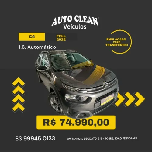 Citroen C4 Cactus Feel 1.6 16V Flex Aut. 2022