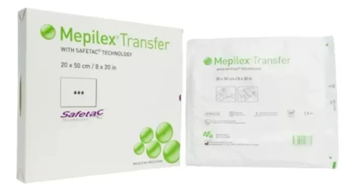 Curativo Mepilex Transfer 20x50 Molnlycke 1 Unidade