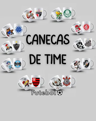 Canecas de Time de Futebol 