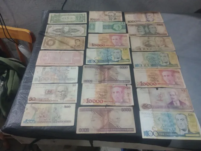 Notas antigas pra venda