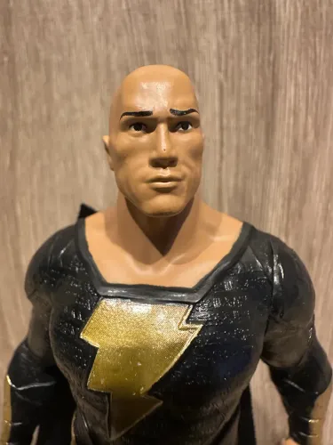 Boneco Black Adam DC Comics 15cm Articulado Seminovo Impecável