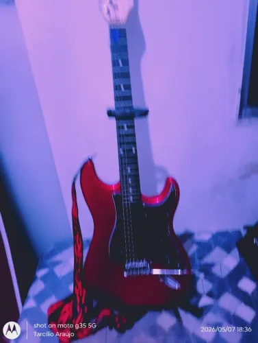 Guitarra Giannini G-2 HH + Amp Sheldon+suporte+bag acolchoada+alavanca+chaves+correia 