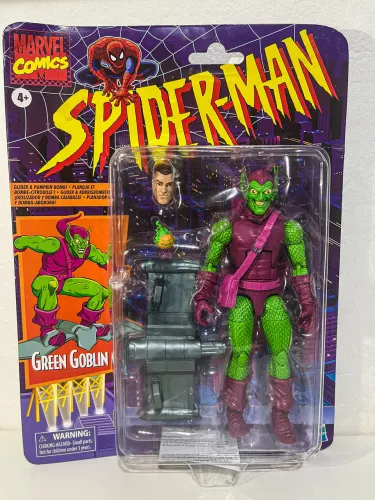 Duende Verde - Homem-Aranha Retrô Collection Marvel Legends Series Hasbro