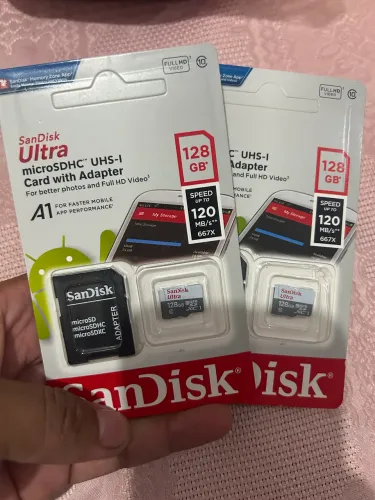 Cartão de memória Sandisk 128gb