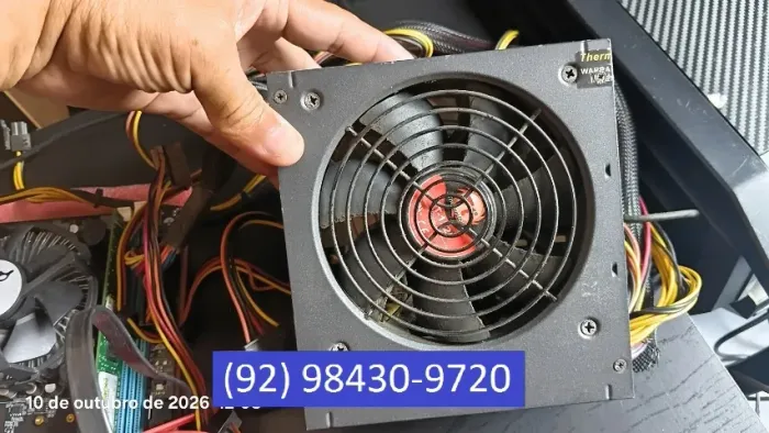 Fonte 500 Wats Thermaltake Original semi-nova, apenas R$ 200,00