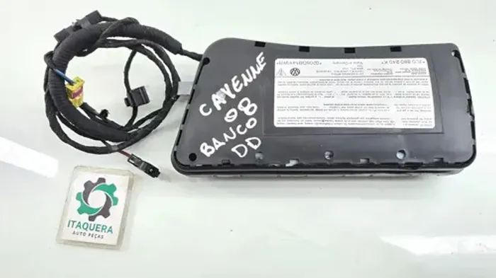 Modulo Banco Impacto Dianteiro Direito Porsche Cayenne 2008 Preto