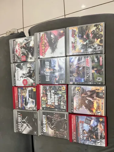 Lote de 12 jogos PS3