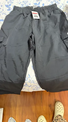 Calça Cargo Nike Feminina Original Preta - Nova com Etiqueta - Tam. G