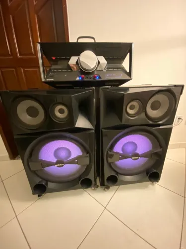 Mini System Sony Shake 7 - 2.400W RMS / Bluetooth / Impecável / Muito Conservado