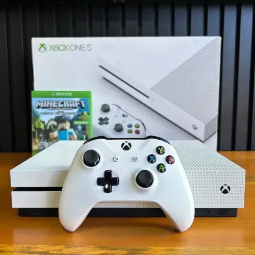 Xbox One S 1TB com Controle Original e Caixa