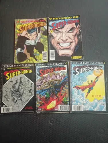 Hq O retorno do Super Homem 2 e 3 + Funeral de um amigo 1,2,4