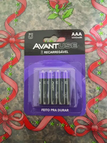 Pilhas Recarregáveis AAA Avante
