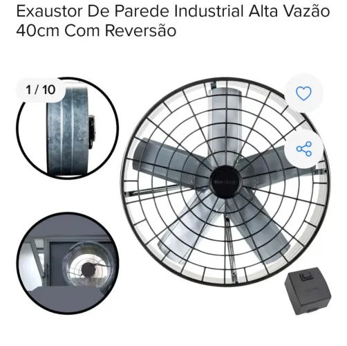 Exaustor Ventisol 40cm