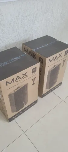 2 caixas JBL MAX 10 novas (embaladas sem uso)