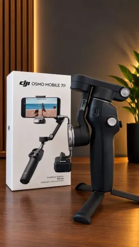 DJI Osmo Mobile 7P - Estabilizador Gimbal para Celular, Completo e seminovo 