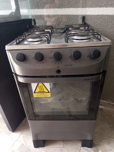 Fogão 4 bocas para gás encanado 