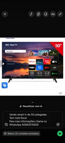 Smart tv de 50 polegadas