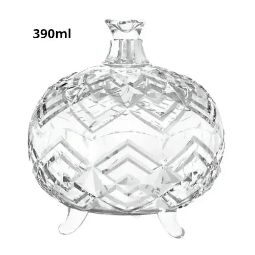 Bomboniere de Vidro 390ml 12cm