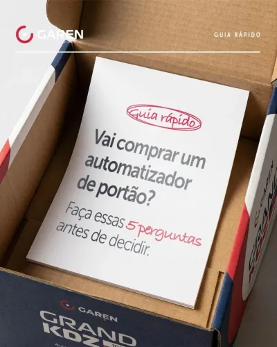 Instalação de portão automático 