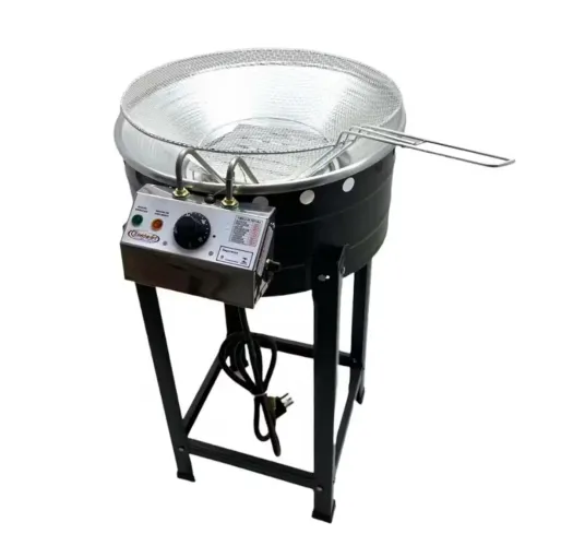 Fritadeira elétrica tacho 19litros cesto de inox