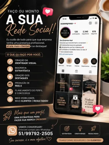 Tenha mais clientes através de suas redes sociais. 