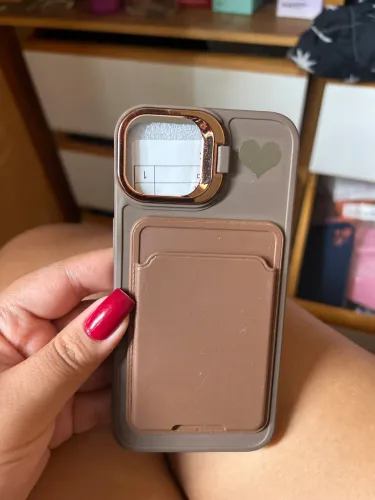 Capa marrom iPhone 14