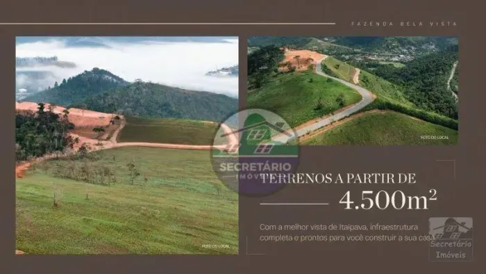 Fazenda Bela Vista - Terreno à venda, 8864 m² por R$ 1.600.000 - Itaipava - Petrópolis/RJ