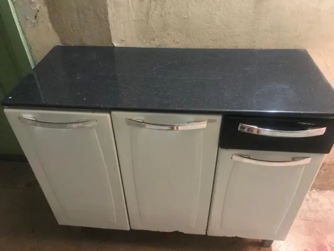 Balcão de cozinha de aço