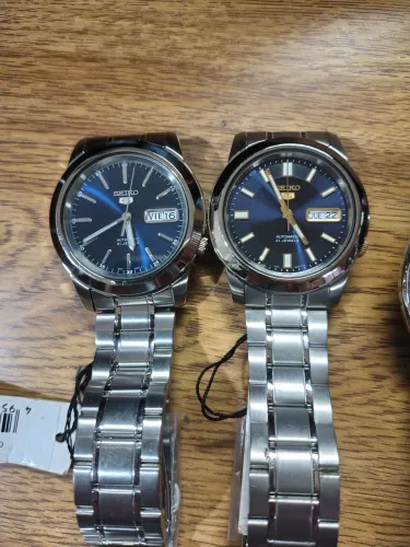 Seiko 5 automático original fundo de vidro 