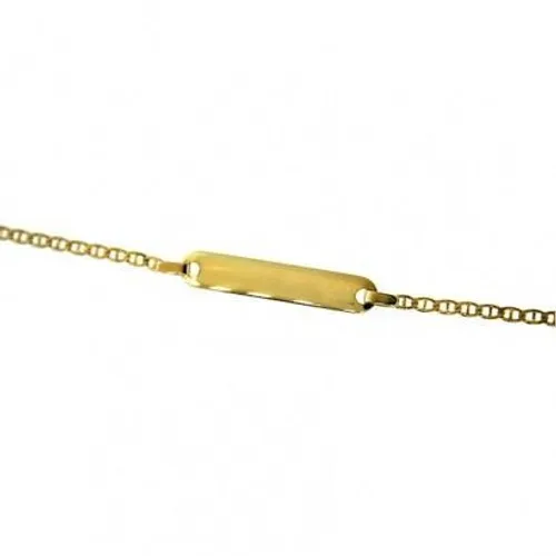 Pulseira infantil em Ouro 18k, masculino e feminino, em 3x, confira!