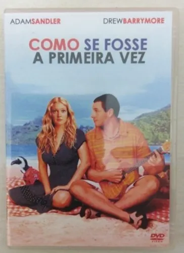 DVD ORIGINAL COMO SE FOSSE A PRIMEIRA VEZ COMÉDIA ADAM SANDLER