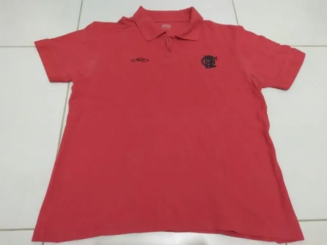 Camisa Flamengo Polo Comissão Técnica Apresentação Olympikus