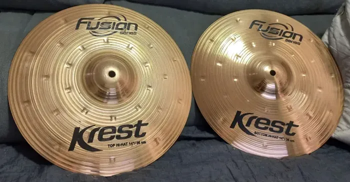 Pratos 14" Krest Fusion Hi Hat F14MH