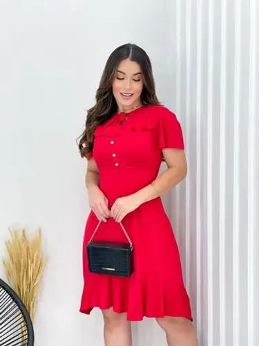 Kit 2 Vestidos Curtos Suede Barato (Pode escolher)