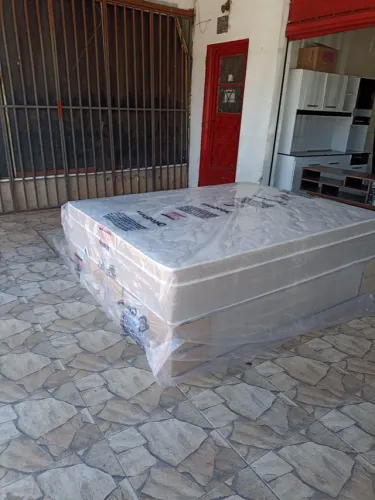 Cama box Queen Ortobom artec 158 x 68 